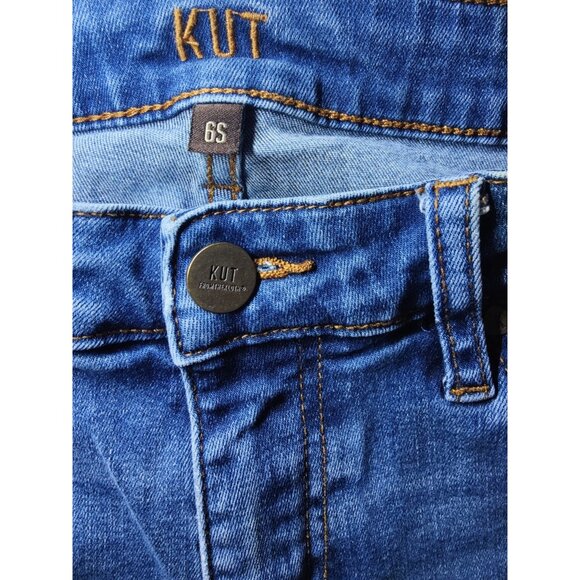 Kut From The Kloth Baby Bootcut Medium Wash Mid Rise Jeans 6S - Picture 4 of 5